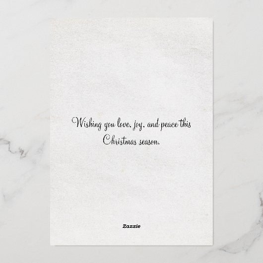 ヴィンテージ1906雪の男の子そりクリスマス金ゴールド 箔シーズンカード (裏面)