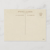 ヴィンテージ1908コリードッグス金ゴールドハッピークリスマス シーズンポストカード (裏面)