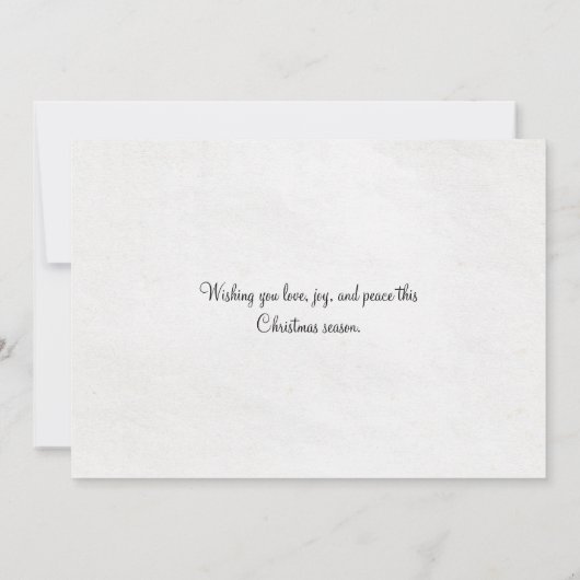 ヴィンテージ1909ボーイズ氷スケートで滑る金ゴールドクリスマス カード (裏面)