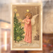 ヴィンテージ1910ノルウェーのクリスマス ウィンドウサイン (シート2)