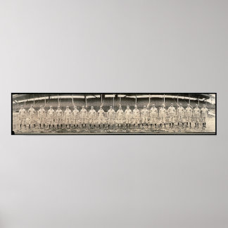 ヴィンテージ1910ベースボールセントロイスブラウンズ写真 ポスター