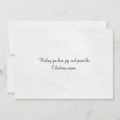 ヴィンテージ1910年代の小さな女の子サンタクリスマスを呼び出し カード (裏面)