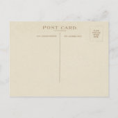 ヴィンテージ1910年代の小さな女の子サンタクリスマスを呼び出し シーズンポストカード (裏面)