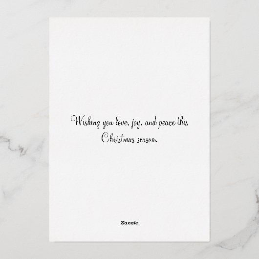 ヴィンテージ1910sサンタクロース付き子供レター金ゴールド 箔シーズンカード (裏面)