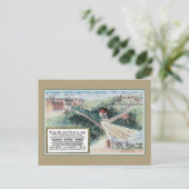 ヴィンテージ1912電気鉄道路線ボルチモアMD ポストカード (スタンド正面)