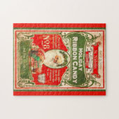 ヴィンテージ1913サンタでチストマスキャンディ ジグソーパズル (横)