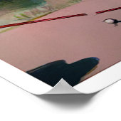 ヴィンテージ1913女性ゴルファープリント ポスター (角)