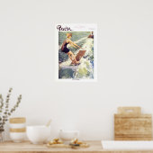 ヴィンテージ1915パック雑誌カバー、ビーチ ポスター (キッチン)