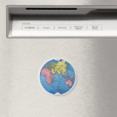 ヴィンテージ1915世界アトラスグローブの地図 マグネット (インサイチュ (食洗機))