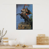 ヴィンテージ1915年の国の映画の静か誕生 ポスター (キッチン)