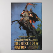 ヴィンテージ1915年の国の映画の静か誕生 ポスター (正面)