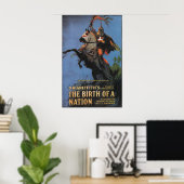 ヴィンテージ1915年の国の映画の静か誕生 ポスター (ホームオフィス)