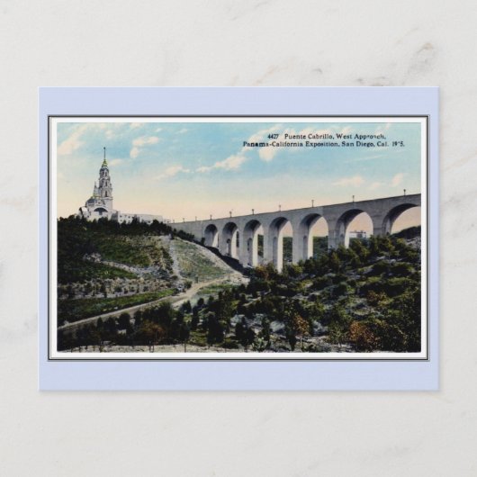 ヴィンテージ1915 Panama California Expo San Diego 27 ポストカード (正面)