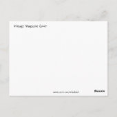 ヴィンテージ1915 Vanity Fair Magazineの表紙 ポストカード (裏面)