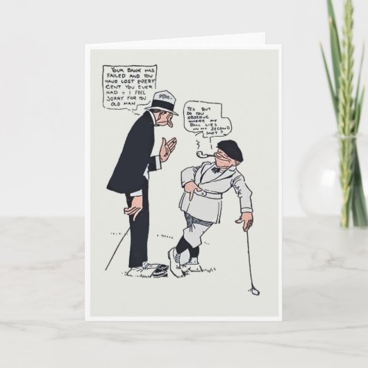 ヴィンテージ1916ブリッグスマンガートーゴルフカード シーズンカード (正面)