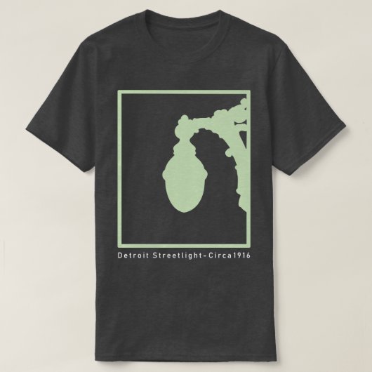 ヴィンテージ1916街灯 Tシャツ (デザイン正面)