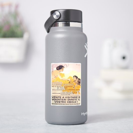 ヴィンテージ1917イタリアンポスター シール (HydroFlask)