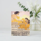 ヴィンテージ1917イタリアンポスター ポストカード (スタンド正面)