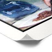 ヴィンテージ1917レディースマガジンレッドクロスナース ポスター (角)