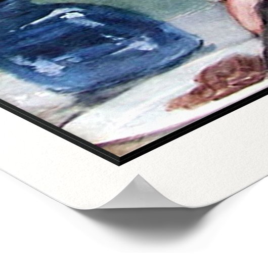 ヴィンテージ1917レディースマガジンレッドクロスナース ポスター (角)