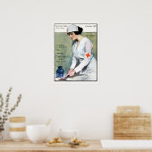 ヴィンテージ1917レディースマガジンレッドクロスナース ポスター (キッチン)