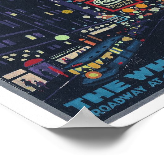 ヴィンテージ1920のタイムズスクエアポステレ ポスター (角)