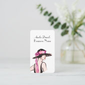 ヴィンテージ1920のファッション名刺 名刺 (スタンド正面)