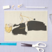 ヴィンテージ1920のフラッパアールデコの分離 薄葉紙 (クラフト)