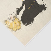 ヴィンテージ1920のフラッパアールデコの分離 薄葉紙 (詳細)