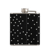 ヴィンテージ1920のフラッパーレディームーンスターレッドヘア フラスク (裏面)