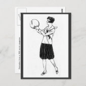 ヴィンテージ1920のブロマーのはがき ポストカード (正面/裏面)