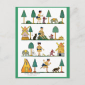 ヴィンテージ1920のリトルマフェ恋しく思ットイラストレーション ポストカード (正面)