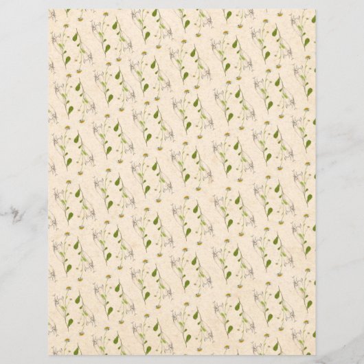 ヴィンテージ1920の女性と帽子スクラップブック紙 (裏面)