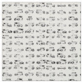 ヴィンテージ1920の自動車芸術パターン ファブリック (見本)