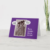 ヴィンテージ1920の誕生日ギフトカードホルダー カード (正面)