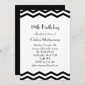 ヴィンテージ1920の21歳の誕生日招待状 招待状 (正面/裏面)