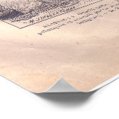 ヴィンテージ1920アルジェリア ポスター (角)