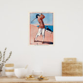 ヴィンテージ1920ズゴフランスのルフプリント ポスター (キッチン)