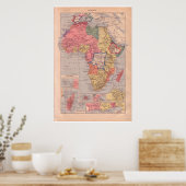 ヴィンテージ1920年アフリカ ポスター (キッチン)