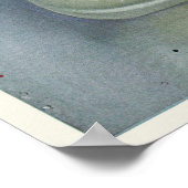 ヴィンテージ1920年代のプリントアドウーマンフリボレ香水 ポスター (角)