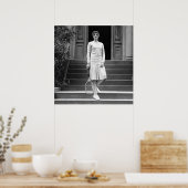 ヴィンテージ1920年代の女子テニスファッション ポスター (キッチン)