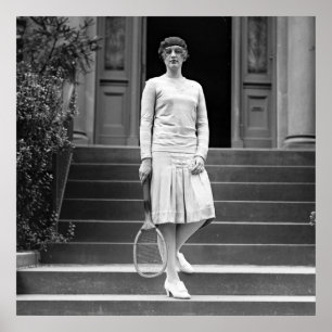 ヴィンテージ1920年代の女子テニスファッション ポスター