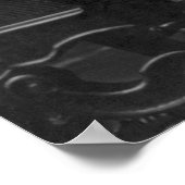 ヴィンテージ1920年代の女性フラッパーファッション ポスター (角)