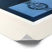 ヴィンテージ1920年代の島の飛行機シャトルイタリアン旅行 ポスター (角)