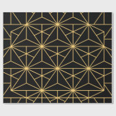 ヴィンテージ1920年代の幾何学模様 ラッピングペーパー (フラット)