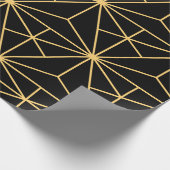 ヴィンテージ1920年代の幾何学模様 ラッピングペーパー (角)
