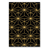 ヴィンテージ1920年代アートデコシンプル結婚 テーブルナンバー (裏面)