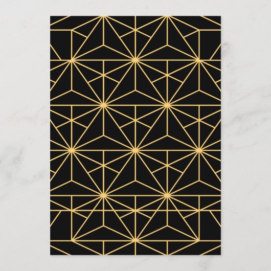 ヴィンテージ1920年代アートデコシンプル結婚 プログラム (裏面)