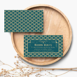 ヴィンテージ1920年代アールデコギャツビー結婚ズコレクション エンクロージャーカード