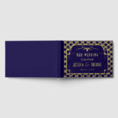 ヴィンテージ1920年代アールデコギャツビー結婚ズコレクション ゲストブック (全面)